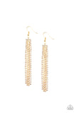 Starlit Tassels - Gold Earrings