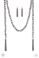 SCARFed for Attention Necklace Set-Gold